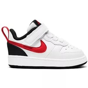 NIKE Court Borough Low 2 Toddler Boys  Sneaker Shoes White Black Red Size 8c